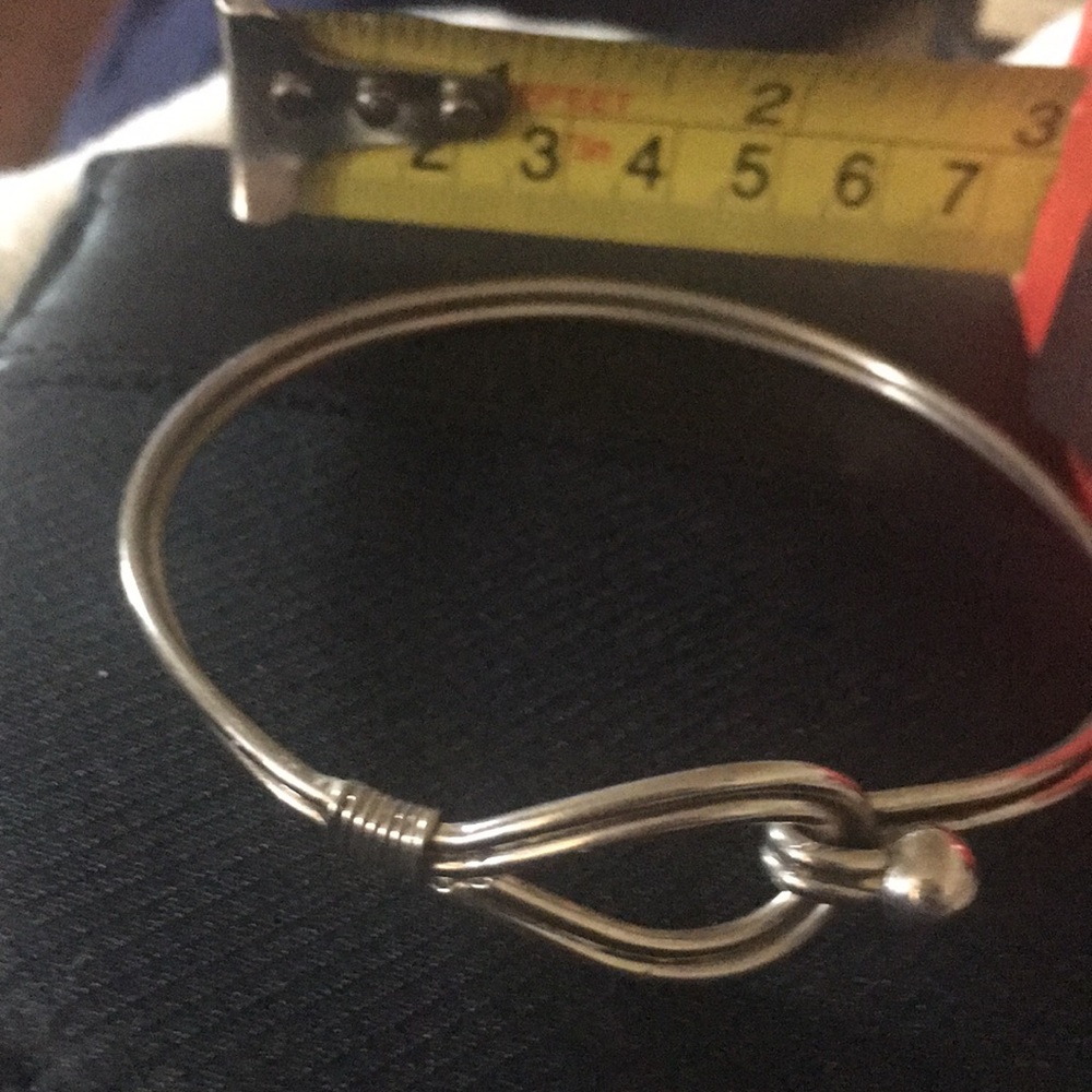 Hook and eye bracelet
